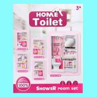 Набор мебели для кукол &laquo;Ванная комната&raquo;, раковина, гардеробная