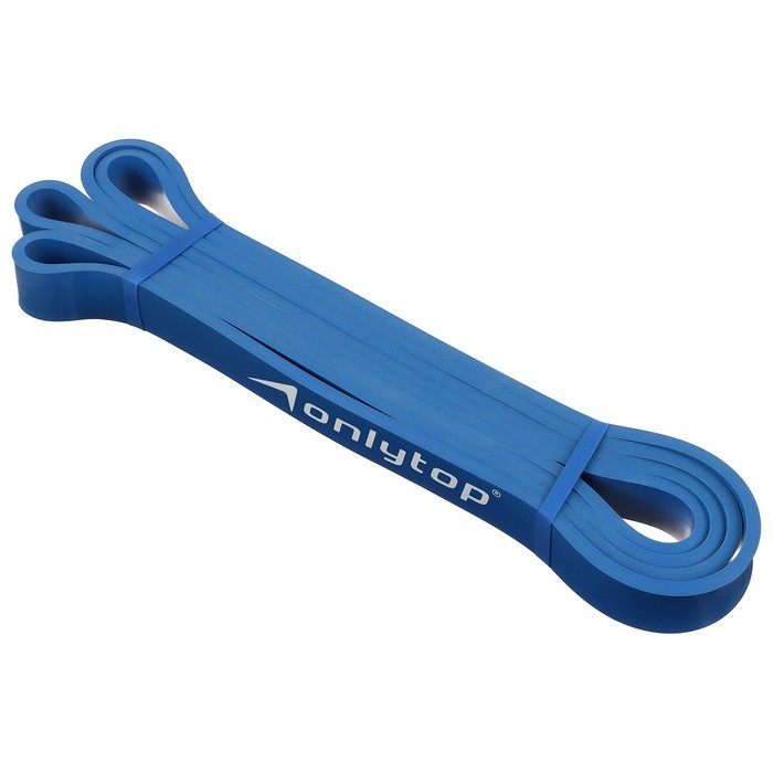 Эспандер ленточный многофункциональный ONLYTOP, 208&times;2.2&times;0.5 см, 5-22 кг, цвет синий
