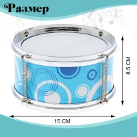 Детский музыкальный инструмент &laquo;Барабан: Ритм&raquo;, МИКС