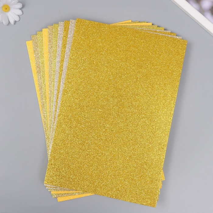 Набор глиттерного фоамирана Набор глиттерного фоамирана "Magic 4 Hobby" ассорти №4, 20х30 см, 2 мм, 10шт