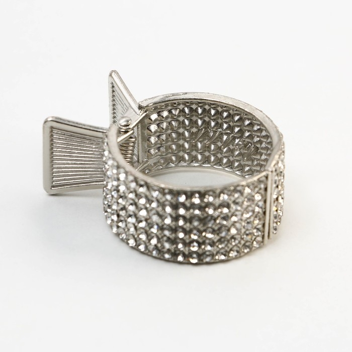 Зажим для волос со стразами &laquo;Нежность&raquo;, 3,5 х 4,5 х 1.5 см