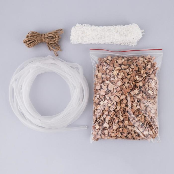 Коптильня домашняя &laquo;Аромат&raquo;, для горячего копчения, 14 л, термометр МИКС, нержавеющая сталь