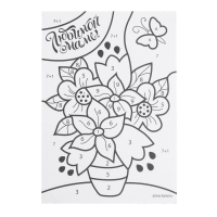 Фреска - открытка песком &laquo;Любимой маме&raquo; + блёстки