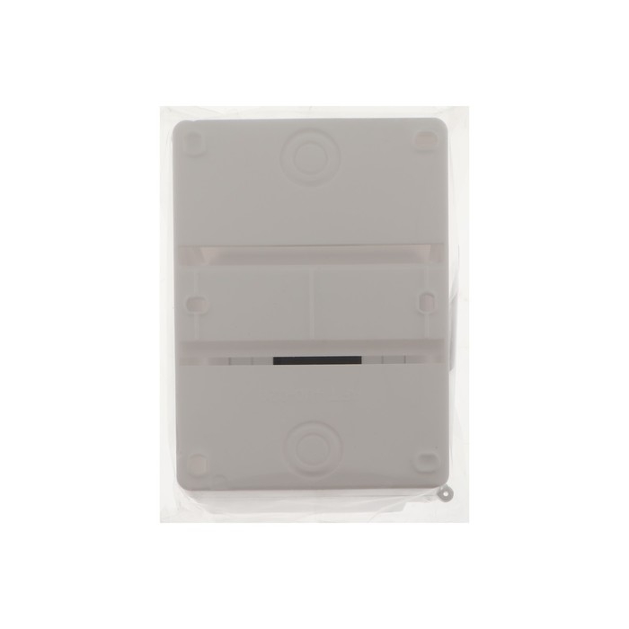 Щит Luazon Lighting ЩРН-П-4, на 4 модуля, IP30, с крышкой, навесной, пластик, цвет белый