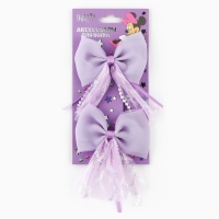 Заколка для волос, 2 шт, Бант 7.5 см, Минни Маус Заколка для волос, 2 шт, Бант 7.5 см, Минни Маус