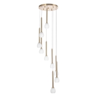 Светильник "Жаклин" 9х3Вт G4 бронза 30х30х180см