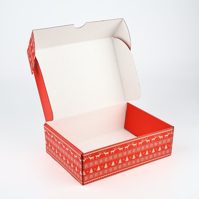 Коробка подарочная новогодняя складная &laquo;Сказочного Нового года&raquo;, 30.7 х 22 х 9.5 см, Новый год