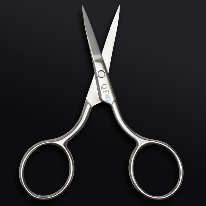 Ножницы маникюрные &laquo;Premium&raquo;, прямые, широкие, 9 см, на блистере, цвет серебристый