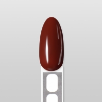 Гель лак для ногтей &laquo;SIMPLE&raquo;, 3-х фазный, 10 мл, LED/UV, цвет коричневый (124)