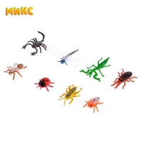 Набор животных «Насекомые», 8 фигурок, МИКС Набор животных «Насекомые», 8 фигурок, МИКС