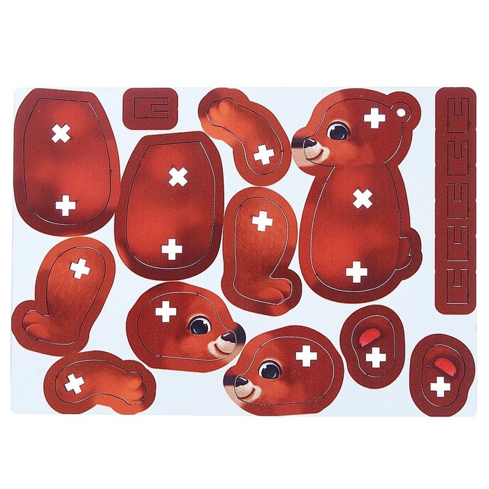 Ёлочная деревянная подвеска &laquo;Новый год! Мишка&raquo;