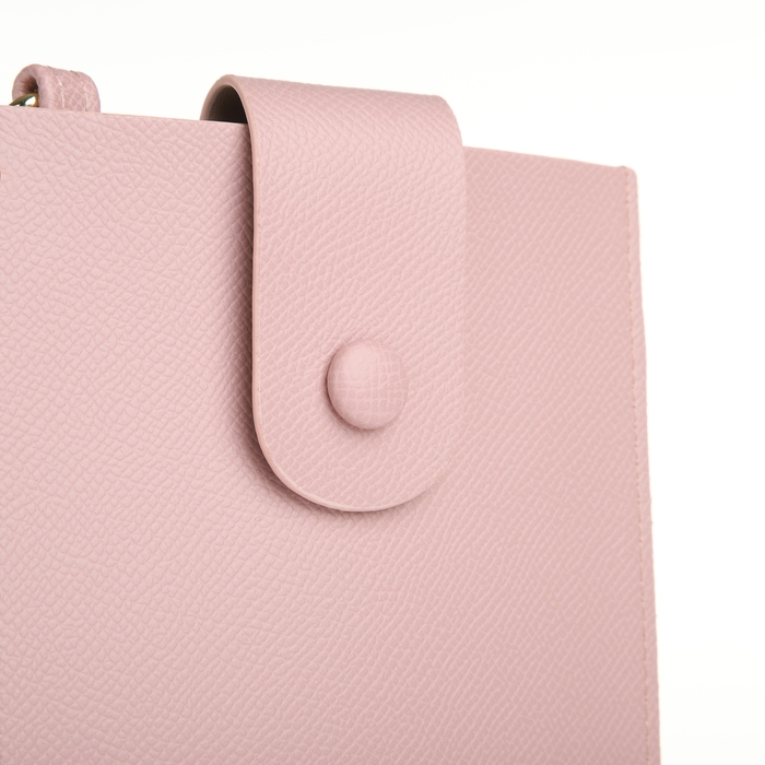 Сумка женская, кросс-боди, на магните, цвет розовый