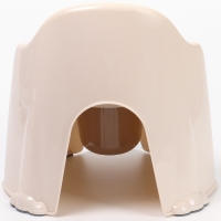 Горшок детский антискользящий &laquo;Комфорт&raquo; с крышкой, съёмная чаша, цвет кремовый