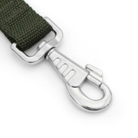 Поводок двухслойный с усиленным карабином, 1,2 м х 2,5 см, зелёный Поводок двухслойный с усиленным карабином, 1,2 м х 2,5 см, зелёный