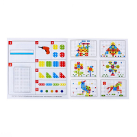 Пластмассовый конструктор в чемоданчике &laquo;Создавай и играй&raquo;, с электрическим шуруповёртом, 106 деталей