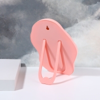 Зеркало настольное &laquo;Грейс&raquo;, зеркальная поверхность 12,5 &times; 21 см, цвет розовый