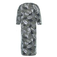 Платье женское домашнее, цвет серый, размер 52