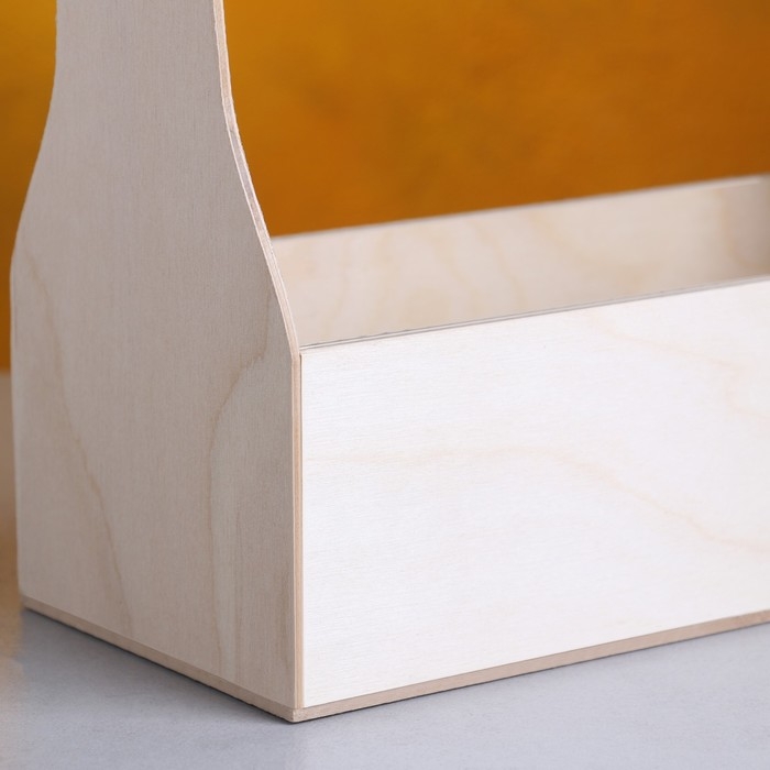 Кашпо деревянное 24×11×20 см Стелла Моно, ручка верёвка, натуральный Кашпо деревянное 24×11×20 см Стелла Моно, ручка верёвка, натуральный