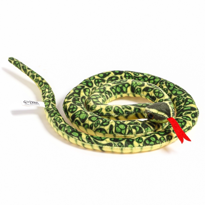 Мягкая игрушка &laquo;Змея&raquo;, 108 см, цвет зелёный