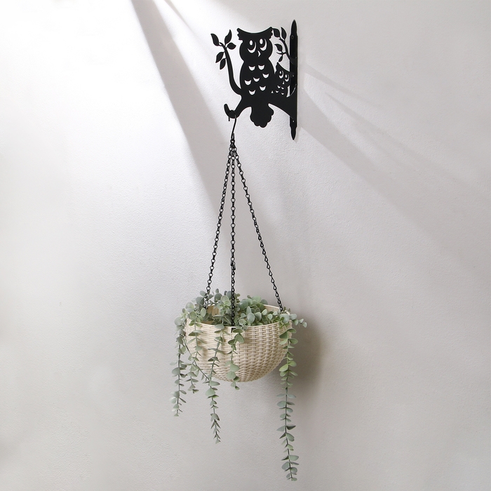 Кронштейн для кашпо, 25 см, &laquo;Сова&raquo;, Greengo