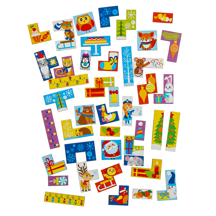 Новогодняя головоломка. Тетрис &laquo;Встречаем Новый год&raquo;