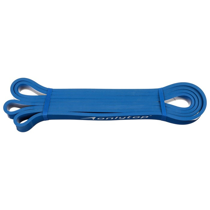 Эспандер ленточный многофункциональный ONLYTOP, 208&times;2.2&times;0.5 см, 5-22 кг, цвет синий