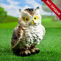 Садовая фигура "Филин" декор на ветку 19см Садовая фигура "Филин" декор на ветку 19см