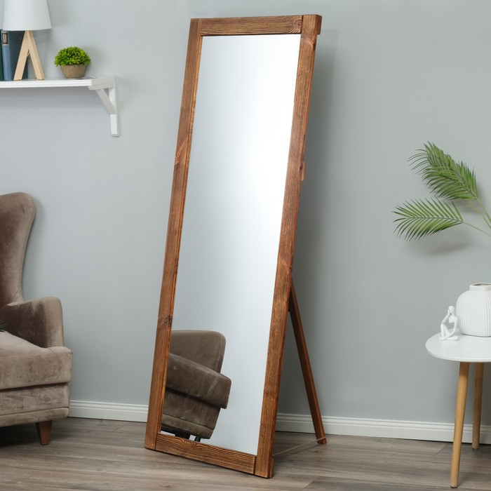 Зеркало напольное в полный рост, 170х70 см, брашированное Зеркало напольное в полный рост, 170х70 см, брашированное