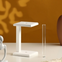 Кашпо деревянное 9×9×16 см с 1 колбой "Квадрат", белый Дарим Красиво Кашпо деревянное 9×9×16 см с 1 колбой "Квадрат", белый Дарим Красиво