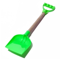 Детская лопатка с деревянной ручкой, 41 см, МИКС Детская лопатка с деревянной ручкой, 41 см, МИКС