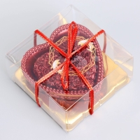 Свеча "Сердце" 9х4,5см, рубин Свеча "Сердце" 9х4,5см, рубин