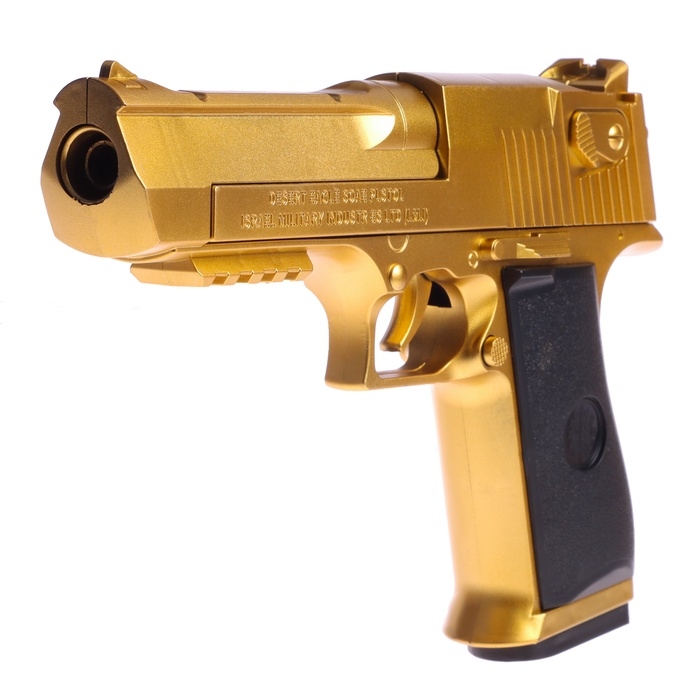 Пистолет &laquo;Дигл&raquo; с мягкими пулями и вылетающими гильзами, детский