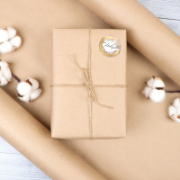 Бумага упаковочная крафт без печати, 75 г/м&sup2; , 0,70 х 50 м