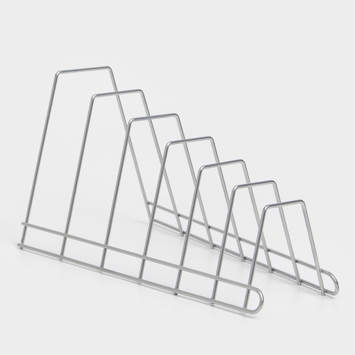 Подставка для крышек, 34&times;18&times;16 см, хром