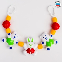 Растяжка на коляску/кроватку &laquo;Лесная сказка&raquo;, 3 игрушки, Аэлита