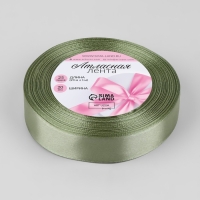 Лента атласная, 20 мм &times; 23 &plusmn; 1 м, цвет фисташковый №65