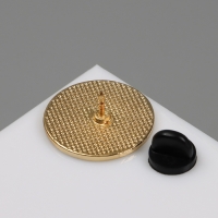 Значок &laquo;Таро&raquo; фазы Луны, цвет чёрно-белый в золоте