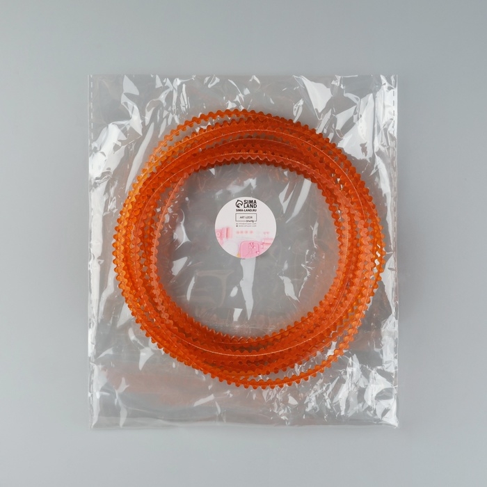 Ремень к БШМ №115 мм, зубчатый, двухсторонний, 10 шт, цвет оранжевый