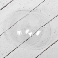 Ёлочный шар заготовка, раздельные части &laquo;Шар&raquo;, диаметр собранного 9 см