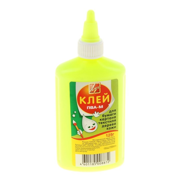 Клeй ПВА-М, 125 г Клeй ПВА-М, 125 г "Луч"