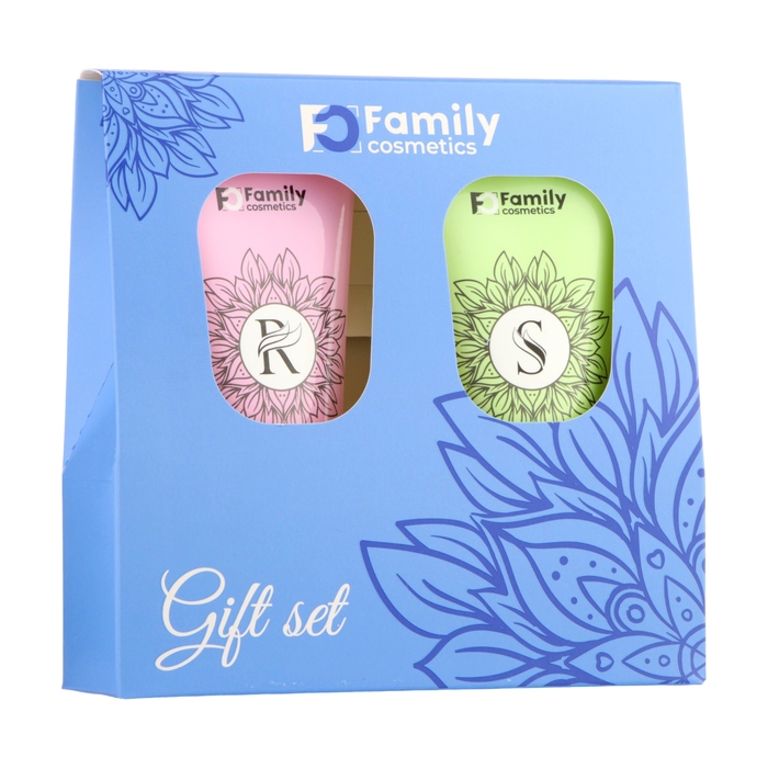 Подарочный набор косметики женский: крем для рук питательный, 100 мл + крем для рук увлажняющий, 100 мл Подарочный набор косметики женский: крем для рук питательный, 100 мл + крем для рук увлажняющий, 100 мл