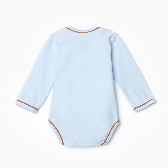 Комплект детский (3 предмета), цвет голубой, рост 62 см