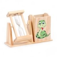 Песочные часы &mdash; органайзер "Змейка" для канцелярии, 13.5 х 9.5 х 5 см