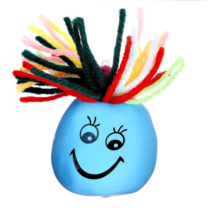 Антистресс сквиш мялка капитошка &laquo;Для нервных&raquo;, с мукой, цвета МИКС, в шоубоксе