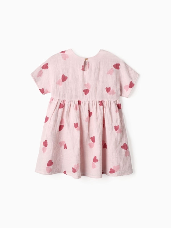 Платье детское KAFTAN "Сердечки" рост 104