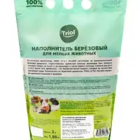 Наполнитель для мелких животных березовый, 3л, серия LITTLE VILLAGE