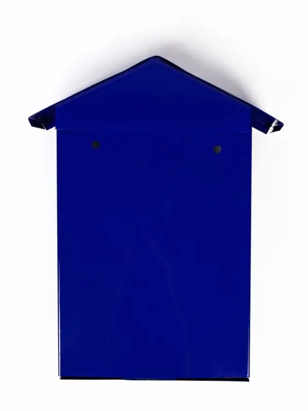 Ящик почтовый с замком, вертикальный "Филин", синий