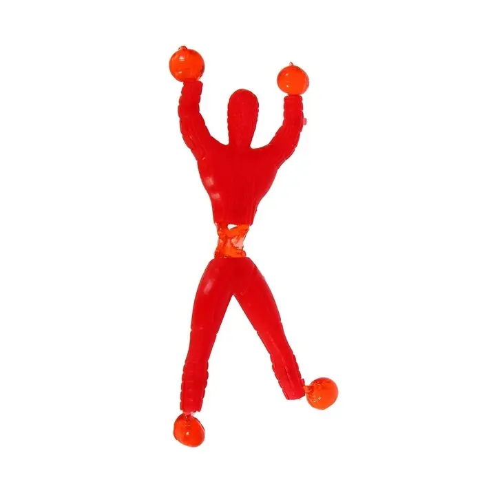 Липучка &laquo;Человек&raquo;, сползает по стеклу, цвета МИКС