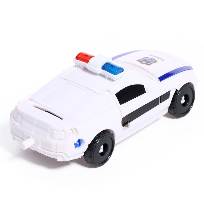 Робот &laquo;Полицейская машина&raquo;, трансформируется