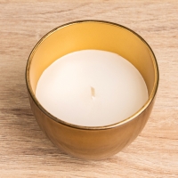 Свеча ароматическая в стеклянном подсвечнике 85 гр, лотус